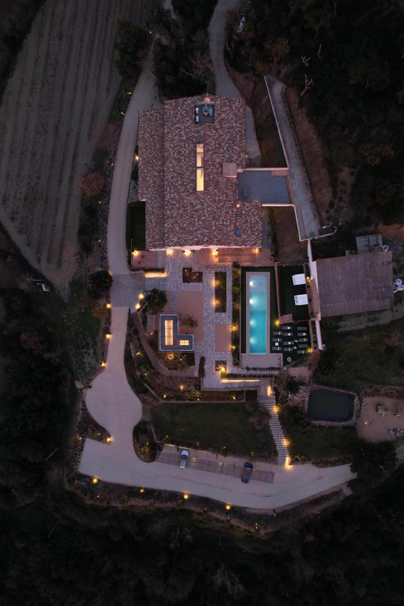 Can Bufi Espectacular Casa Con Piscina Interior Llagostera Dış mekan fotoğraf